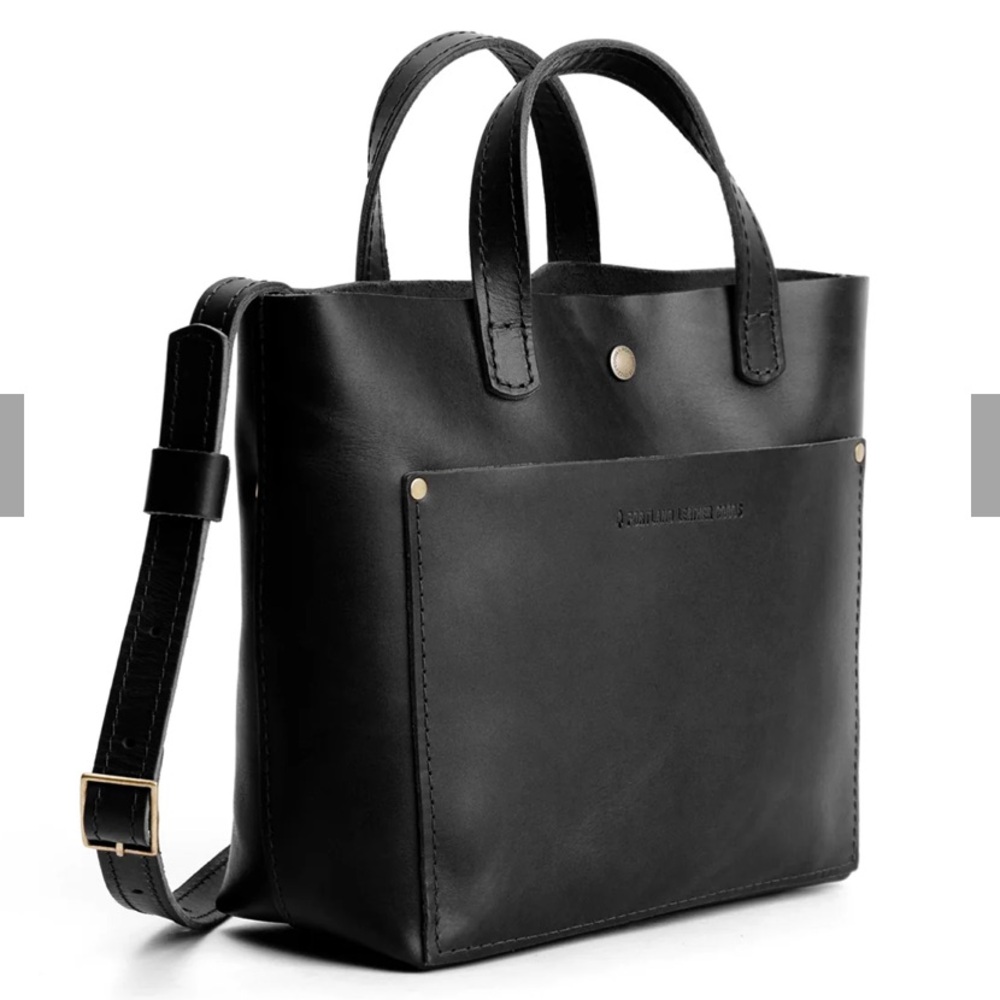 Portland Leather Mini Crossbody Tote